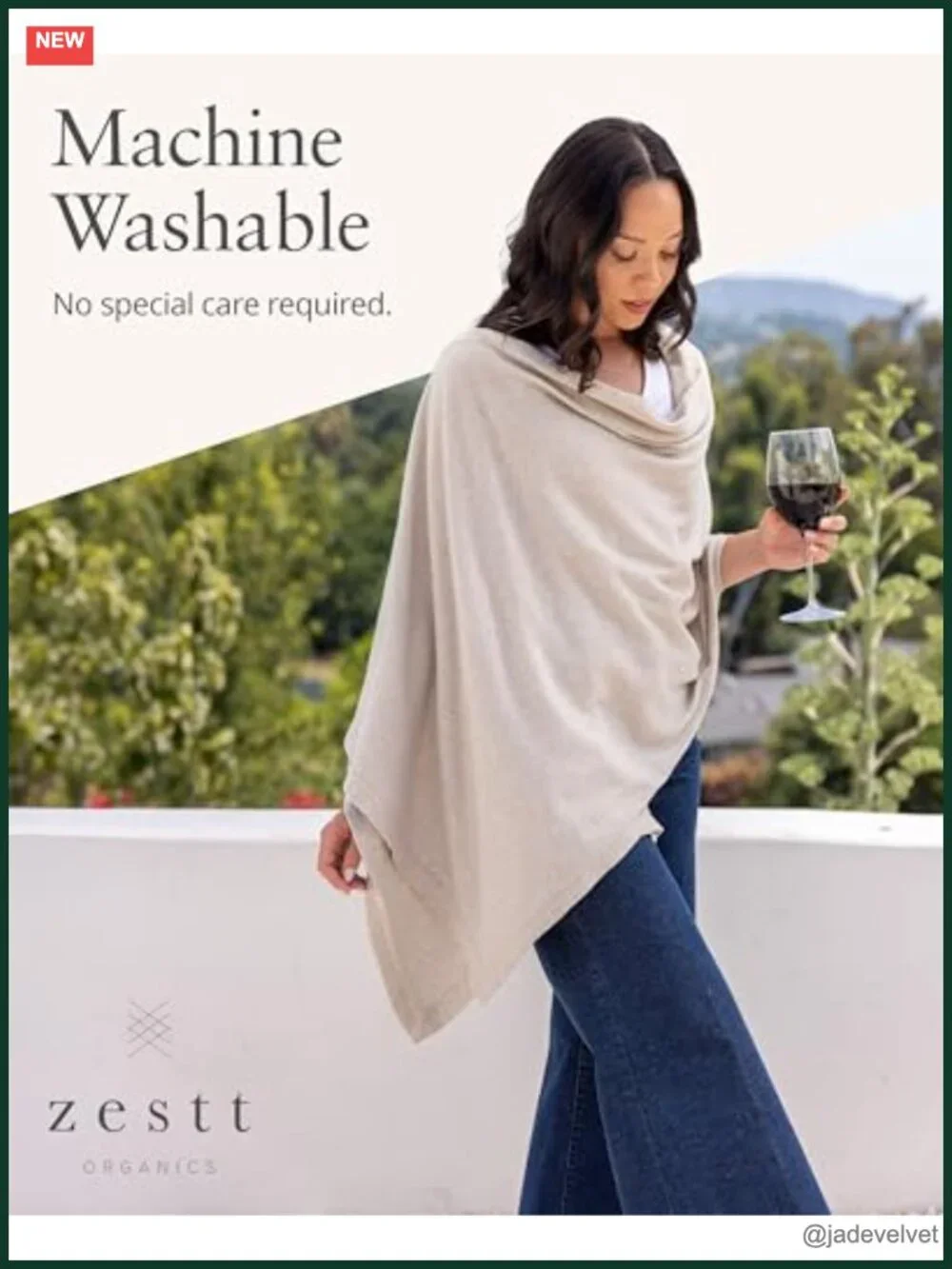 Organic Cotton Travel Scarf Wrap Shawl 20+ Ways to Wear